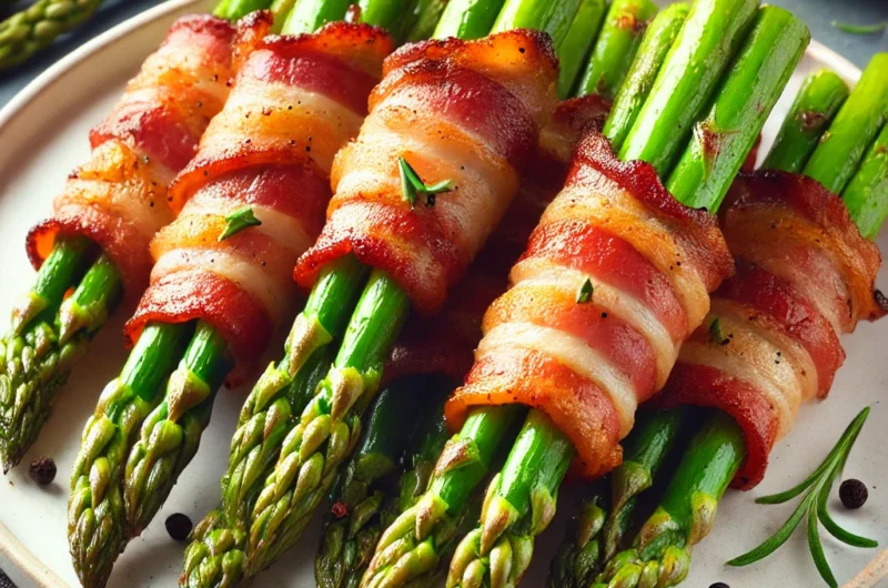 🥓 Air Fryer Bacon-Wrapped Asparagus