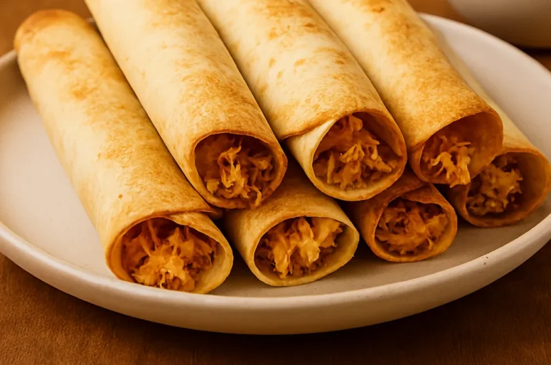 Air Fryer Chicken Taquitos