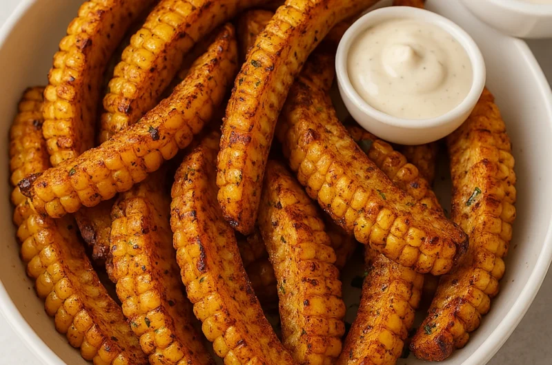 Air Fryer Corn Ribs