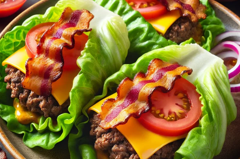 Bacon Cheeseburger Lettuce Wraps