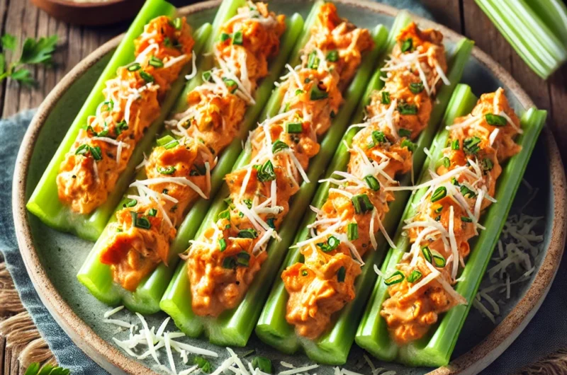 Buffalo Chicken Celery Sticks