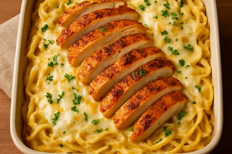 Cajun Chicken Alfredo Bake