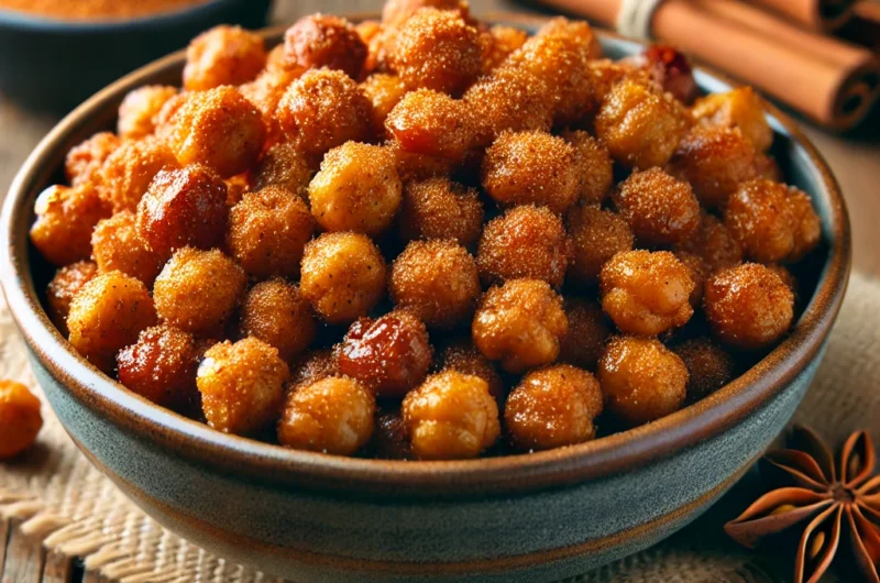 Cinnamon Sugar Roasted Chickpeas