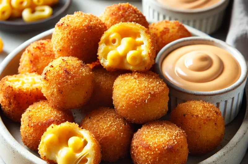 🧀 Air Fryer Mac & Cheese Bites