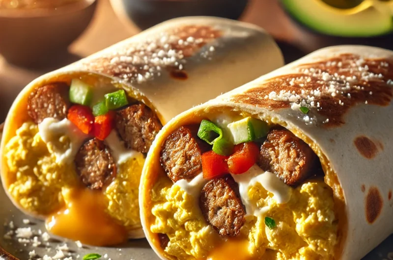 High-Protein Breakfast Burritos