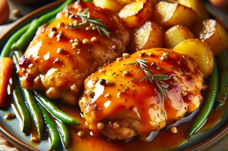 Honey Mustard Chicken Thighs