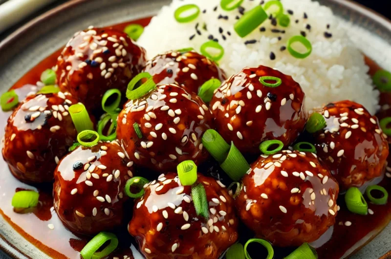 Mongolian Beef Meatballs
