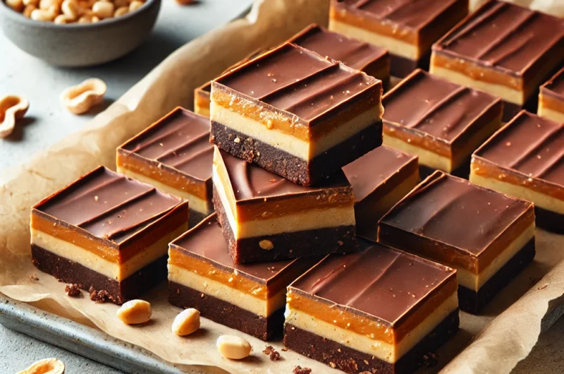 🍫 No-Bake Chocolate Peanut Butter Bars