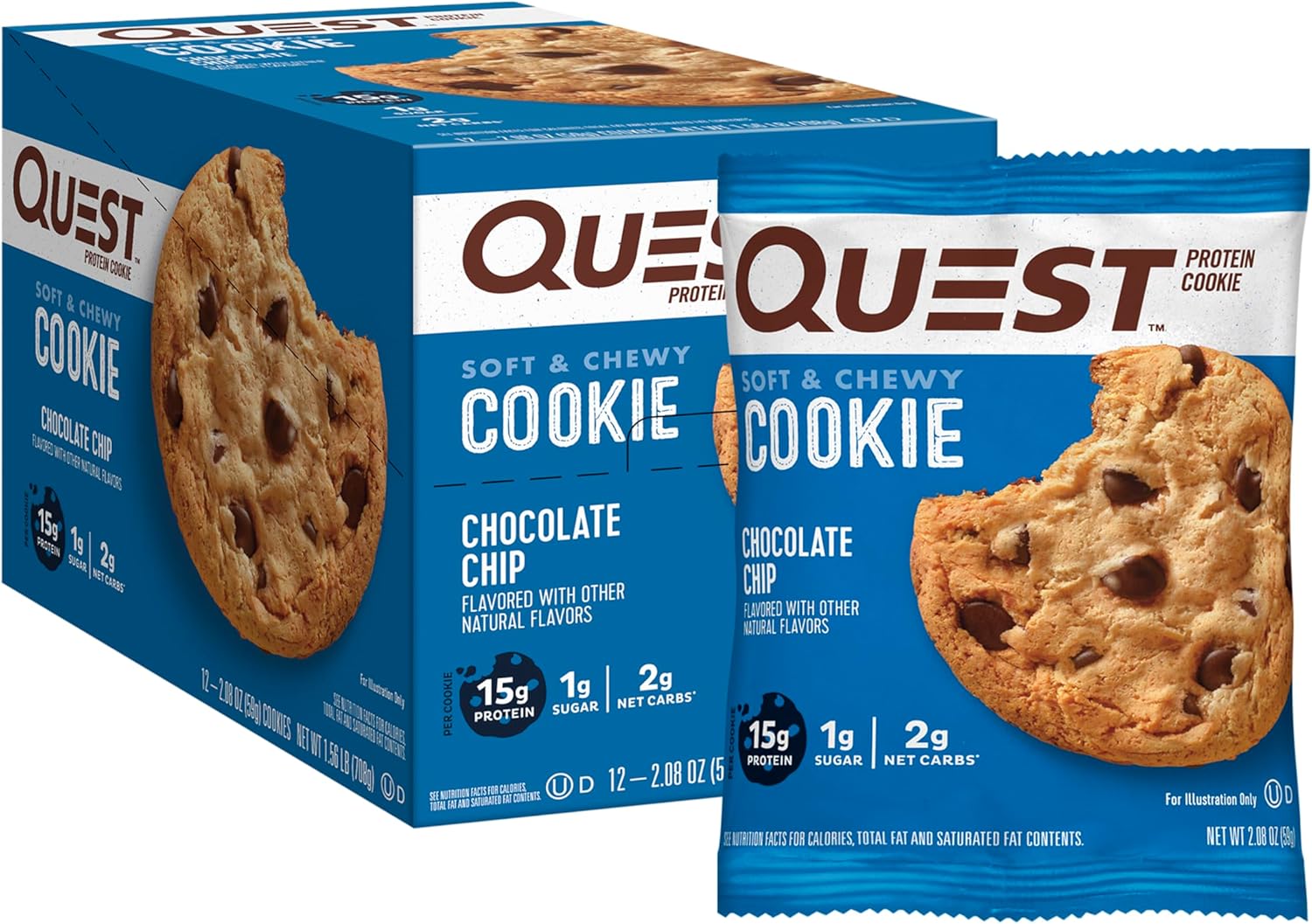 Quest Nutrition Chocolate Chip Protein Cookie