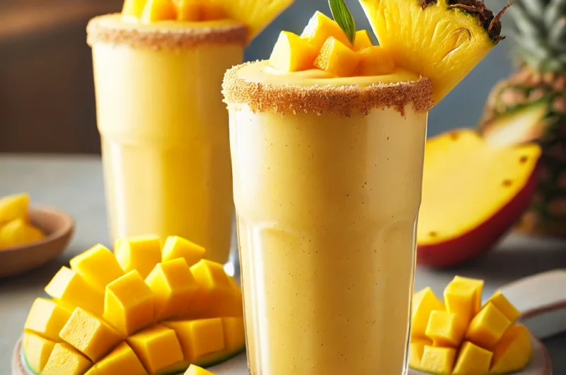 Tropical Mango Pineapple Shake 🥭🍍