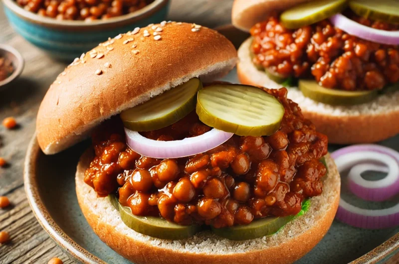 🍔 Vegan Lentil Sloppy Joes