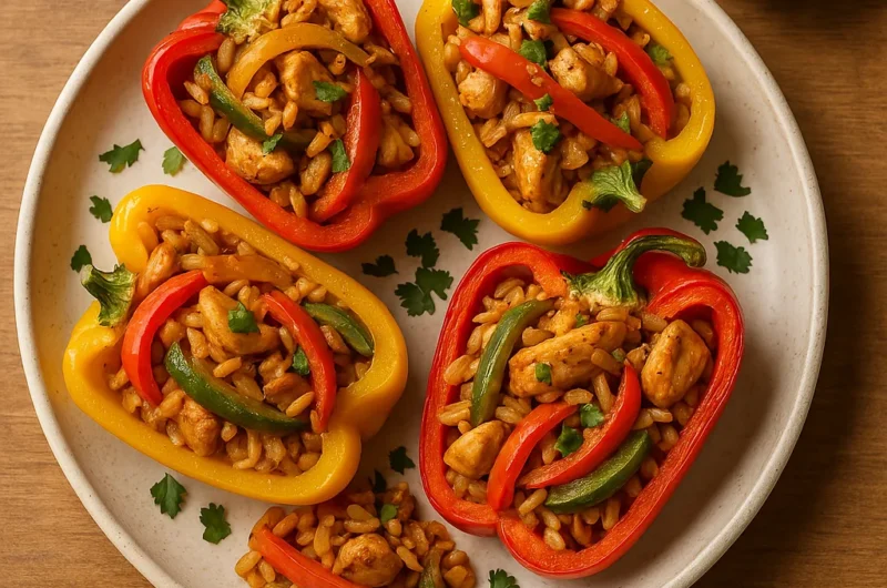 Chicken Fajita Stuffed Peppers