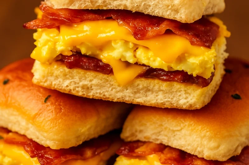 Cheesy Breakfast Sliders